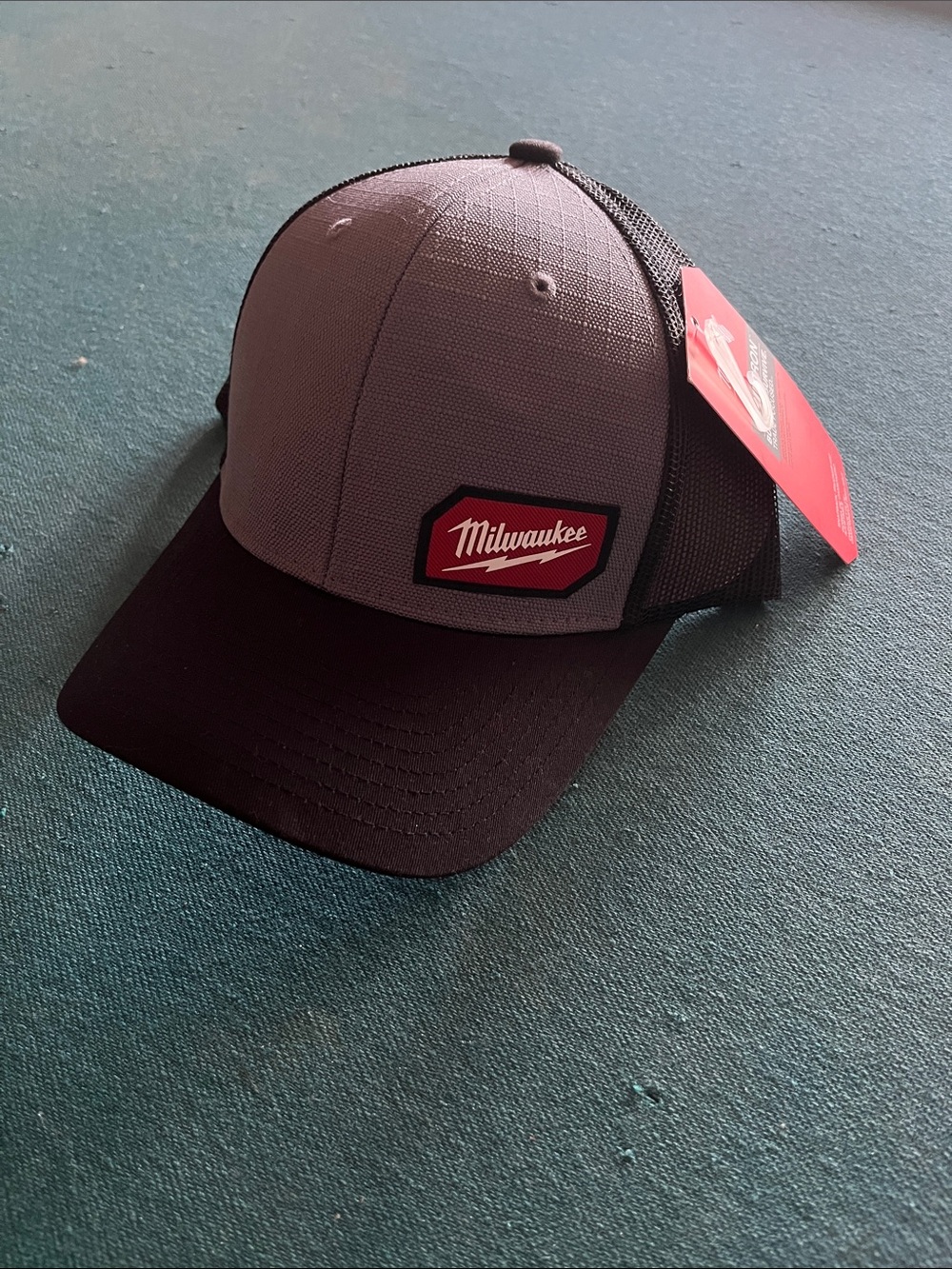 Milwaukee Men's Gray and Black Trucker Hat
